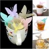 Silicone Butterfly Strainer Tea Shaped Tea Infuser for Filter Gift Tea Lover