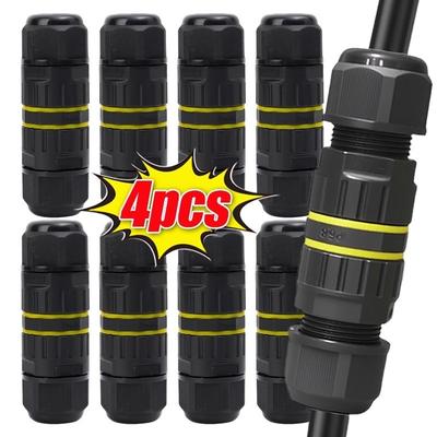 IP68 Wasserdichter Elektrischer Kabelverbinder M20 Elektrische Anschlussdose Draht Schnellverbindungsdose Für LED-Lichtadapter Klemmen