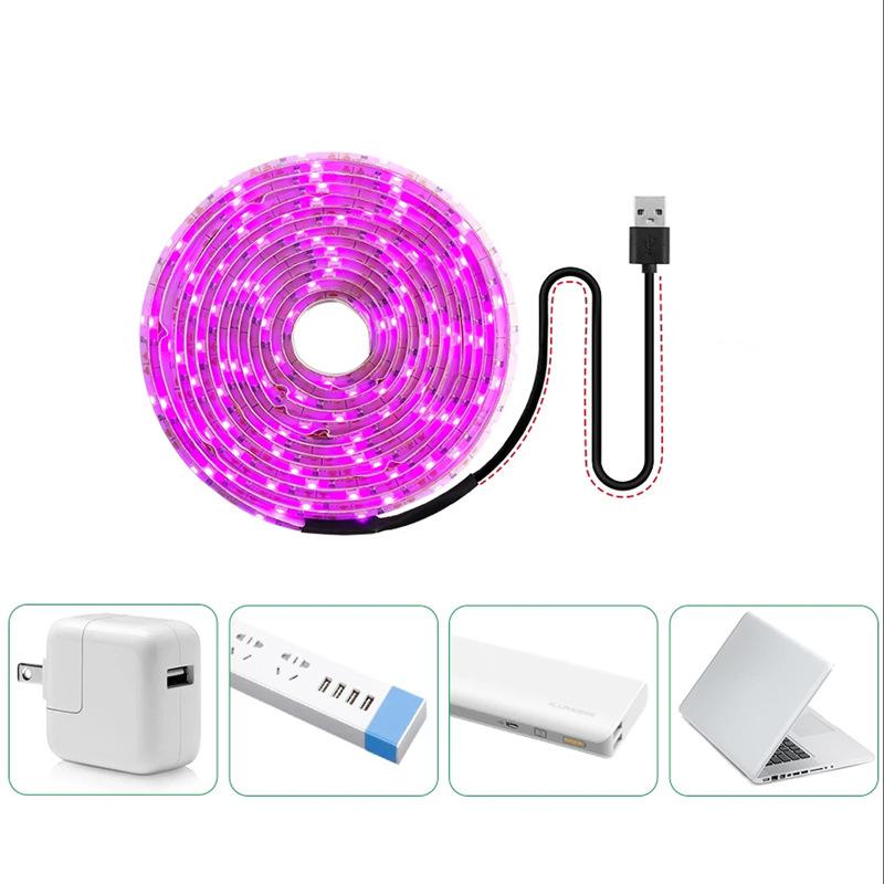 1PC LED Plant Growth Light with USB5V Full Spectrum Plant Growth Light Flower Seedling Succulent Filling Light