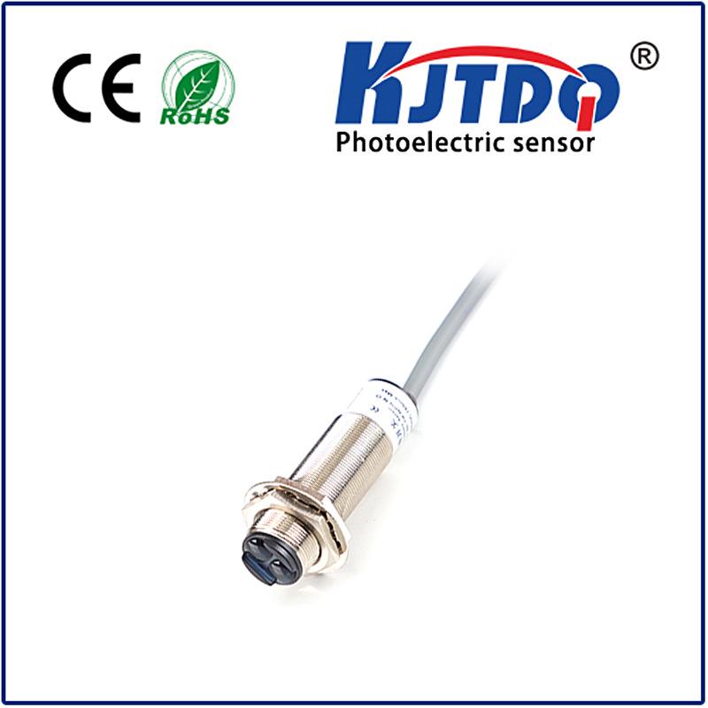 KJTDQ/Kaigit M12 Three-wire PNP Photoelectric Sensor, Normally Open Proximity Switch, Diffuse Reflection.