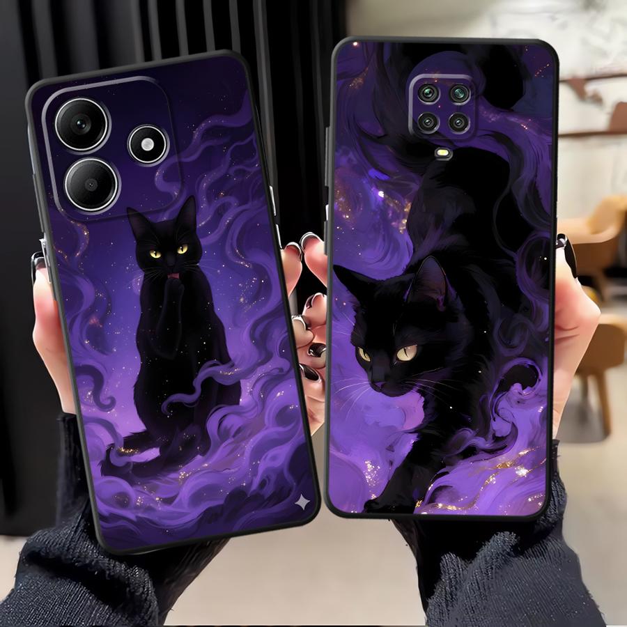 Atmosphere Cat Case for Xiaomi Redmi Note 14 10 A1 9 8 7 12 11 A4 A5 A3 12C 13C K80 13 Pro Plus 14C Phone Cover K40 A2 A1