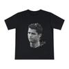 Cristiano Ronaldo Head T-shirt Casual Marca di Lusso per Uomo e Donna Top Oversize Unisex Manica Corta Streetwear Cotone alta qualità