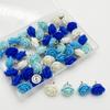 40Pcs Rose Push Pins Cute Flower Shape Reliable Vivid Design Decorative Thumbtacks