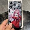 Zero Two Darling In The FranXX Anime Phone Case For IPhone 17 Pro Max 16 15 14 Pro Max 13 11 X Xs Xr 8 7Plus Silicone Cover