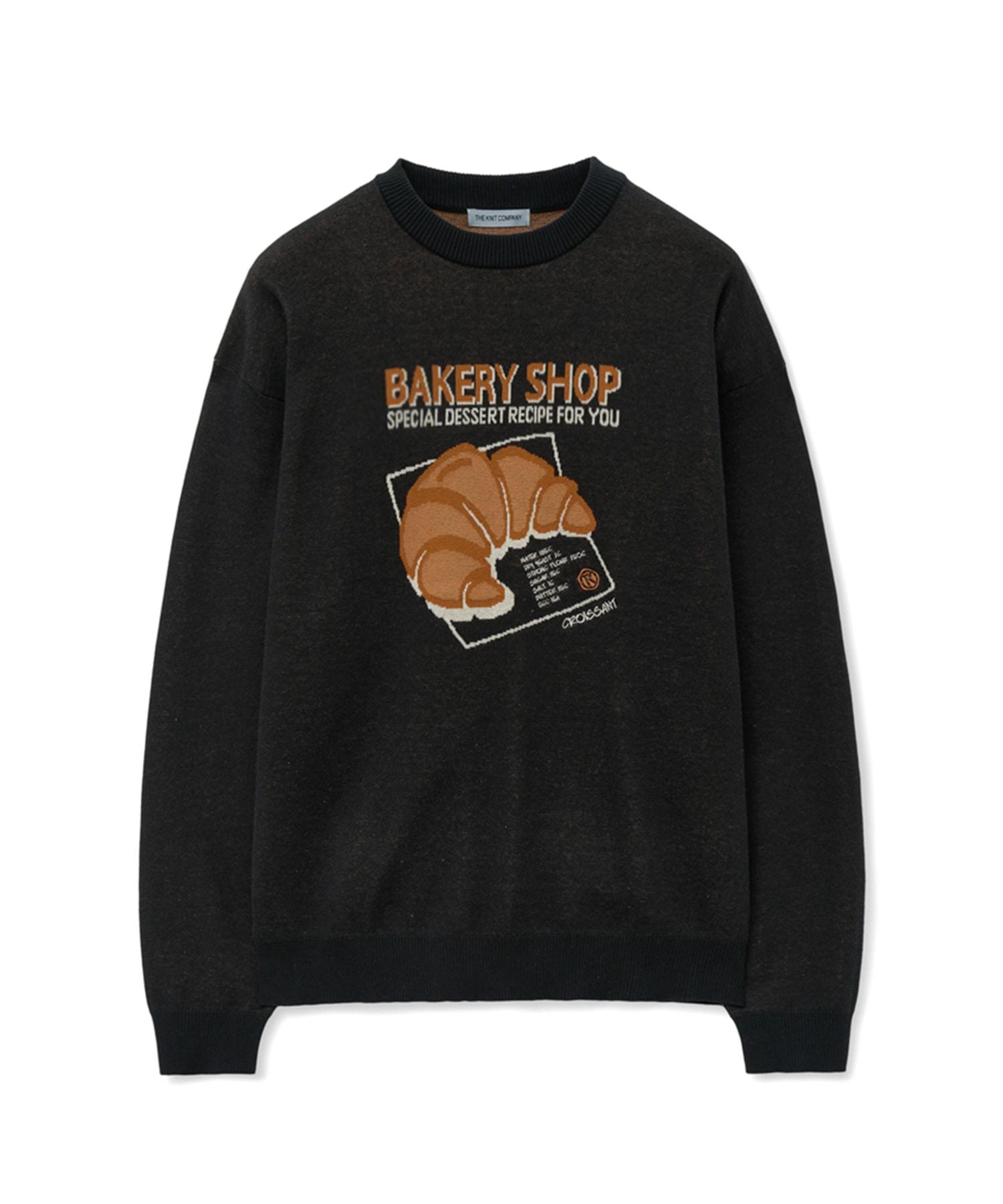 The Knit Company Croissant Jacquard Knit [Black] Black/M
