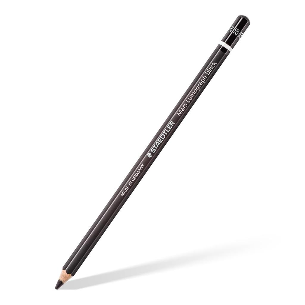 Staedtler Drawing Pencils Mars Lumograph Black 8B 7B 6B 4B 2B HB 6 Hardness Set 100B G6