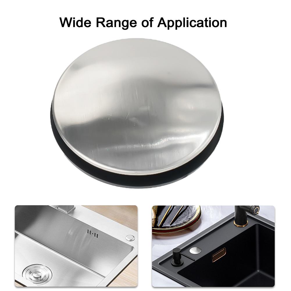 Sink Cover Sink Tap Hole Stainless Steel Stopper 45mm