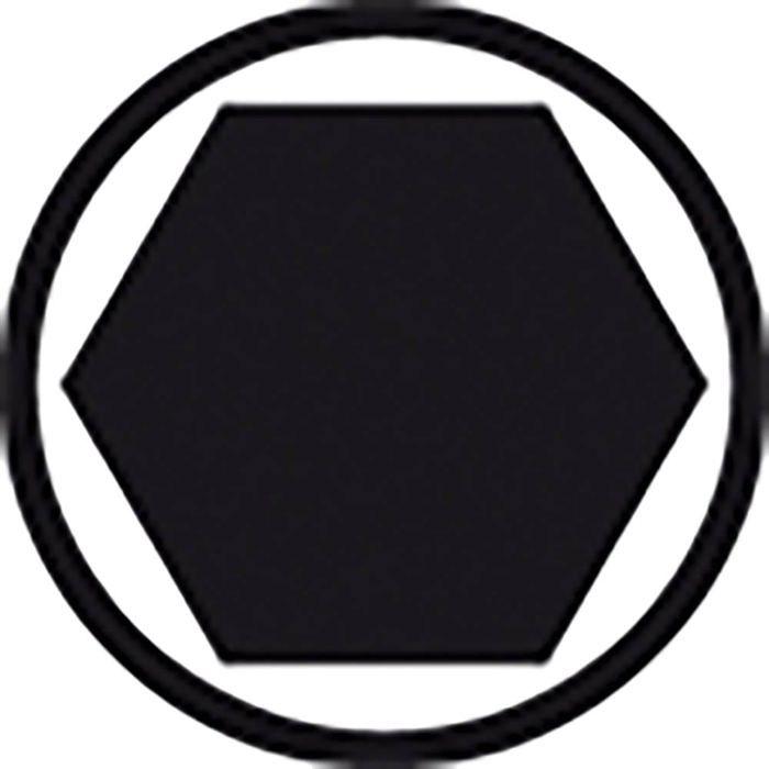 Clé coudée pour vis à 6 pans creux - WIHA - PicoFinish® 42437 (264PZ) - Lame 60 mm - Manche Ø18 mm - Tête sphérique 25°