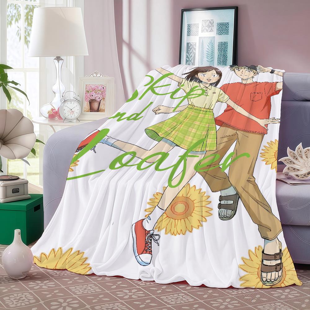 ANIME Skip and Loafer Blanket Warm And Soft Suitable For Bedroom Living Room Sofa Bed Office Travel Camping