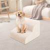 Orthopedic Dog Steps with Removable Covers -  2/3/4 Tier Pet Stairs, Non-Slip Diamond Treads & Eco-PU Padding