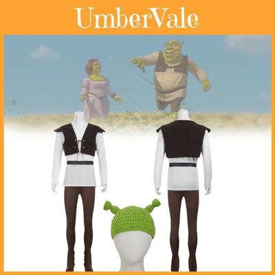 Shrek Character Costume With Vintage Style Polyester Material For Cosplay Events