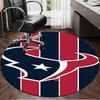 Houston basketball Logo Round Rug for Livingroom,Bedroom, Palyroom, Chair Rug, Area rug, Circle Carpet, Large Size Fan Christmas gift