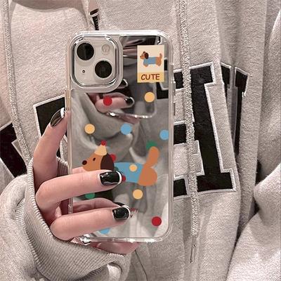 Wave Point Dog for Apple 16 Pro Phone Case for IPhone 15/13 Promax Cartoon 14 New Edition