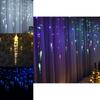 Beautiful Led Ice Bar String Lights Ideal For Christmas And Holiday Decor With Multiple Colors
