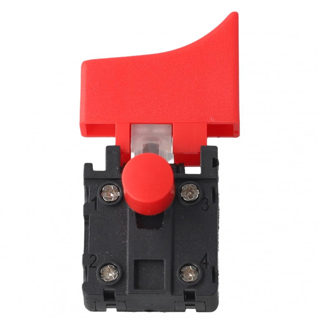 Easily Operable Electric Power Tool Switch For Use in 125 Type Angle Grinders