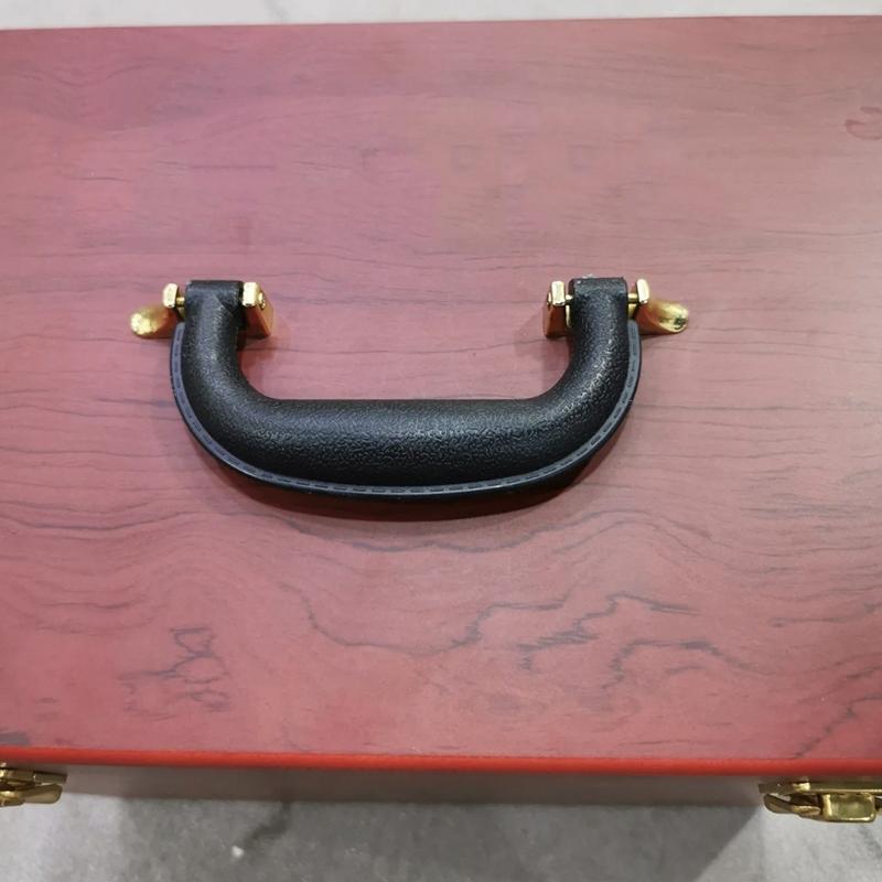 1PC Cabinet Door Handle New Chinese Style Brass Vintage Single Hole Antique Solid French Drawer Wardrobe Door Handle Brass Color