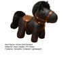Horse Doll Pendant Faux Leather Pony Keychain Cute Animal Keyring Versatile Bag Charm for Keys And Accessories