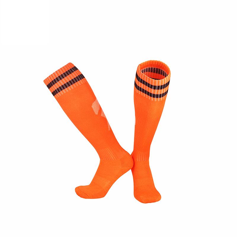 Men's High-Top Jacquard Logo Football Socks with Terry Bottom