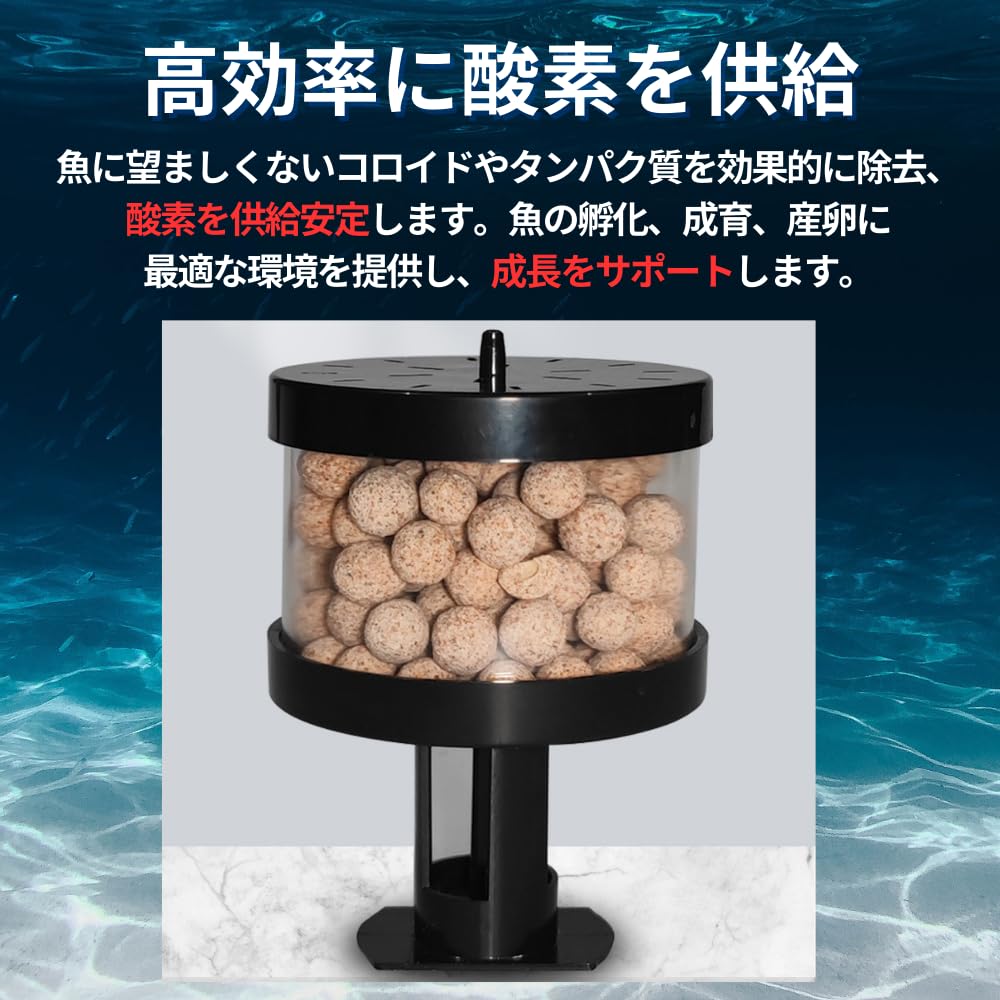 PLEAVIT Aquarium Schwammfilter, Einwurf-Typ, Große Filterung, Wasserqualität, Ersatz-Filtermedien enthalten (2er Set)