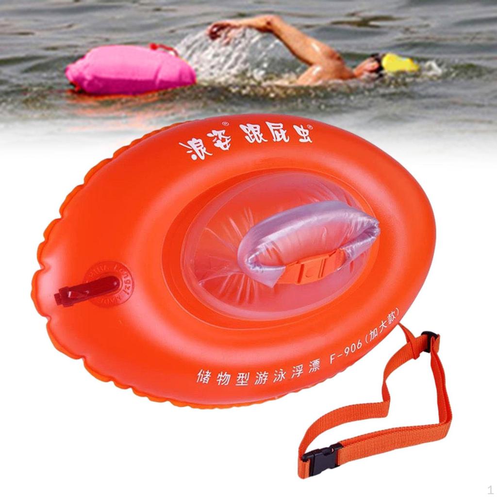 Swim Buoy Gear Training Aid Portable with Belt for Fitness Swimming Drifting