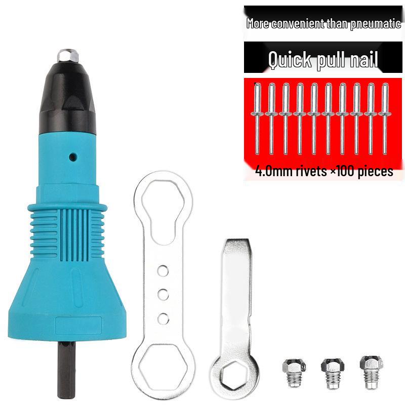 Electric Rivet Gun Head Aluminum Alloy Puller