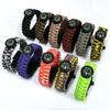Seven-Core Paracord Survival Bracelet with Whistle & Compass