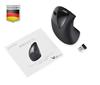 Perixx Ergonomic DPI PERIMICE-713L Mouse, Left-Handed, Vertical, Wireless, 800/1200/1600