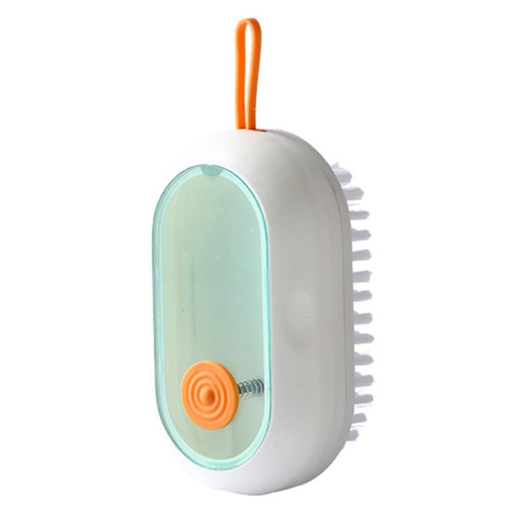 Soap Dispensing Scrub Brush Press Type Automatic Soap Dispensing Multifunction Shoes Cleaning Brush for Home Bathroom