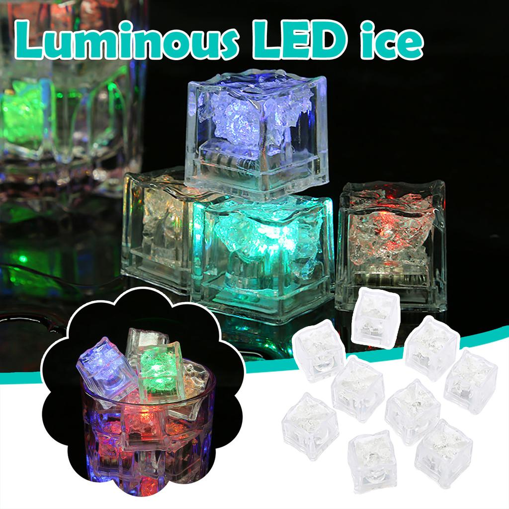 LED Light-emitting Small Ice Light-emitting Square Colorful Decoration