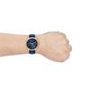 Armani Exchange Chronograph Blue Leather Watch