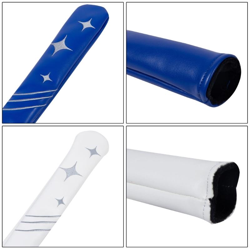 Alignment Stick Cover Star Pattern Rods Holder Case Waterproofs PU Leather Alignment Stick Headcover Easy To Use