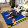 Kuroko's Basketball Anime Cartoon Area Rug,Carpet Rug for Living Room Bedroom Sofa Doormat Decoration, Kids  Non-slip Floor Mat