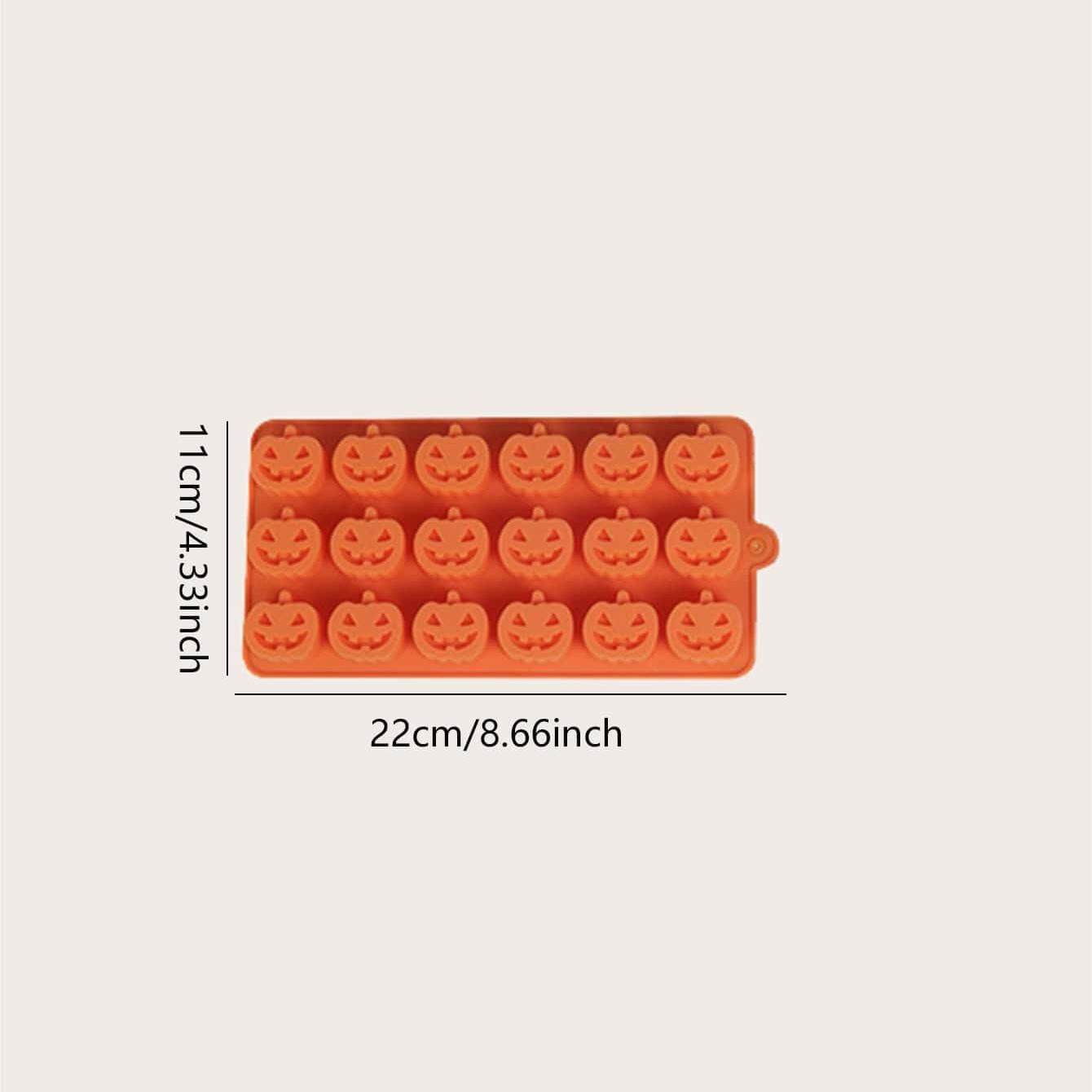

1 шт.-Силиконовая форма для торта на Хэллоуин - Форма для выпечки в виде тыквы, Используется для DIY выпечки и мыла ручной работы, Кухонная утварь для выпечки оранжевый