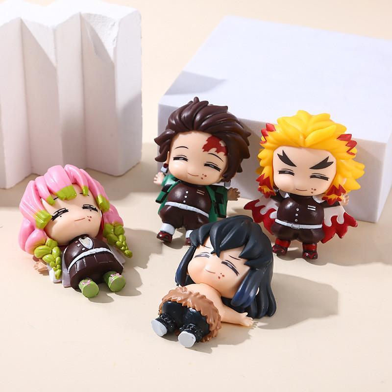 Slayer Demon Kimetsu No Yaiba Action Figures Model Toy Doll Decoration Kids Gift