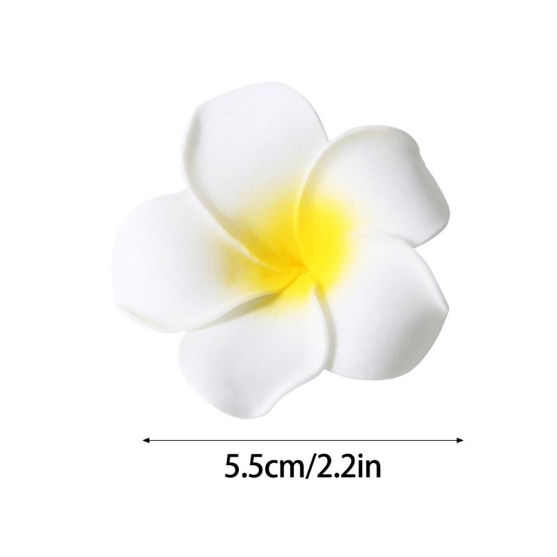 Simulation Plumeria Flower Hairpins Duckbill Hair Clip Barrettes Elegant Side Pin Casual Formal Hair Styling Ornaments