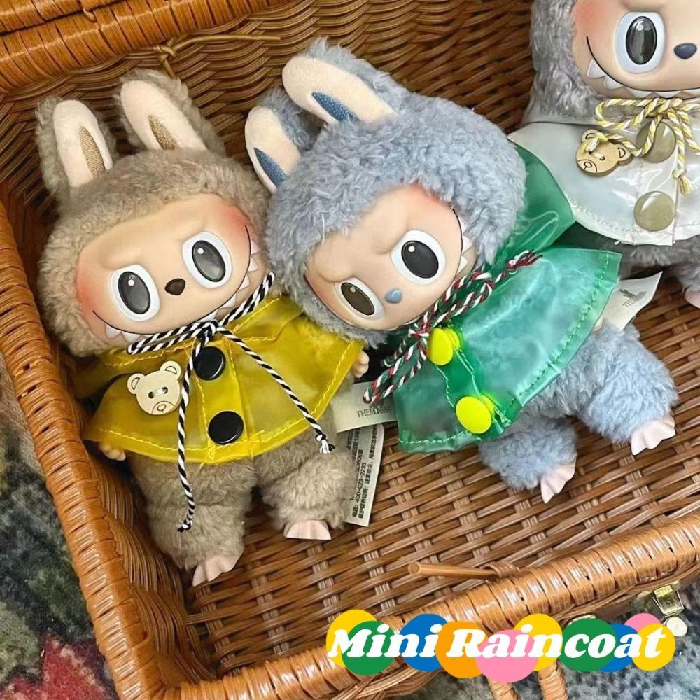 

Doll s Clothes 10cm Cotton Doll s Raincoat Clothes Dress Plush Dolls Clothes Toy Outfit Style B