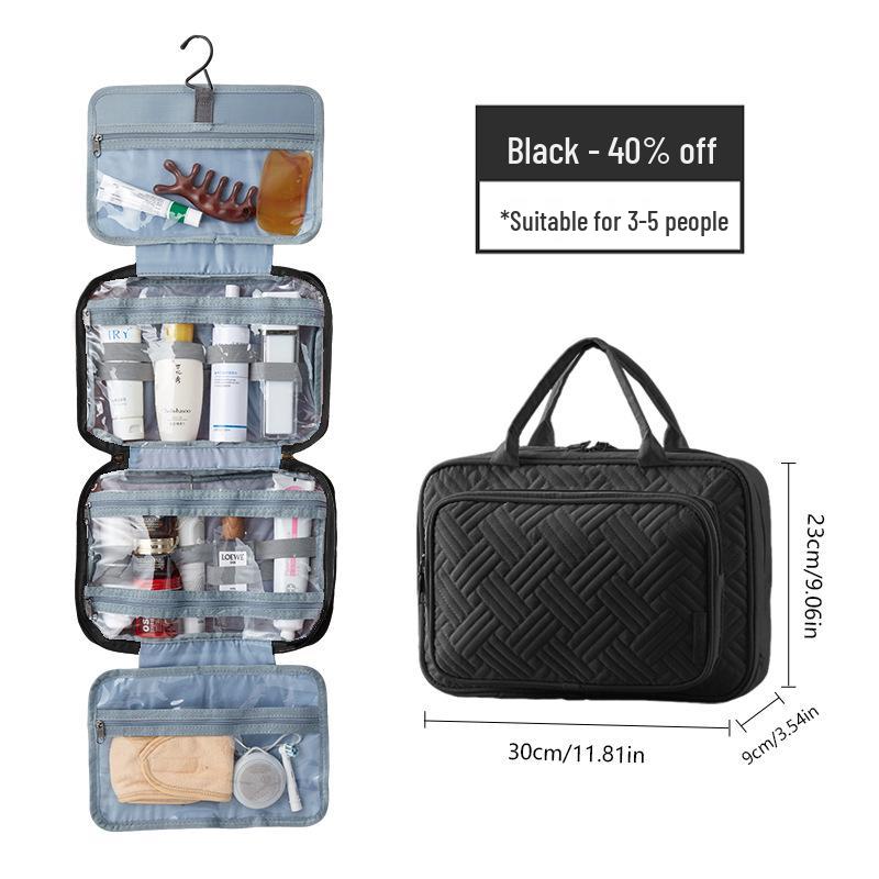 Foldable Travel Wash Bag with Wet-Dry Separation for Men s and Women s Storage