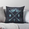 Mountainbike Downhill MTB Quadratisches Kissenbezug Polyester Leinen Samt Kreativ Reißverschluss Dekorative Wurfkissenhülle Bettkissenbezug