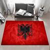 Country A Albania Floor Mat Eco  Flannel Doormat Non Slip Odorless Indoor Floor Rug Soft Short Plush Home Mat