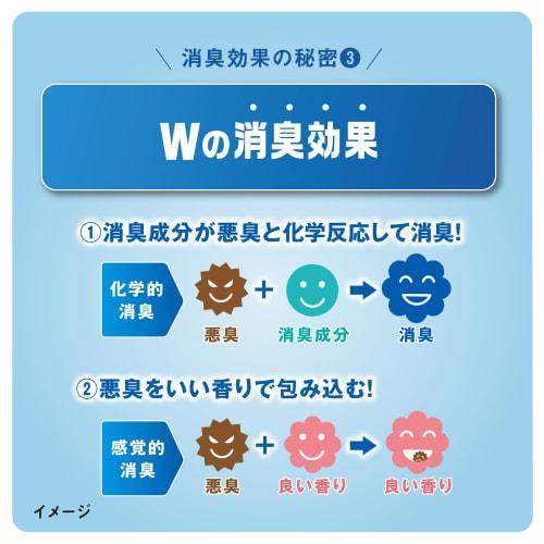 Shoshugen [Bulk Purchase] Freshly Picked White Peach Toilet Air Freshener, Standing Type, 400ml X 6 Bottles, Kobayashi Pharmaceutical