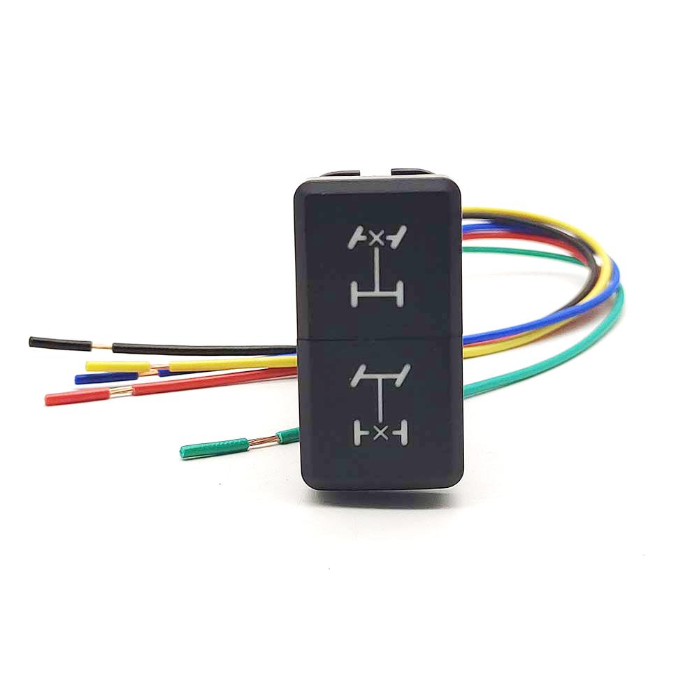 1Pc Car LED Light DRL Power Horn Mirror Heating Garage Door Double Switch For Toyota Land Cruiser Prado 120 FJ CRUISE LC76