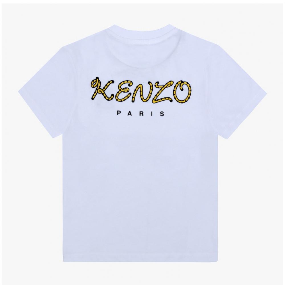 Kenzo Kids ShorT Sleeve T shirT koTora Tiger K61700