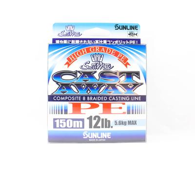 Sunline P.E Line Cast Away 150m P.E 1 12lb (4821)
