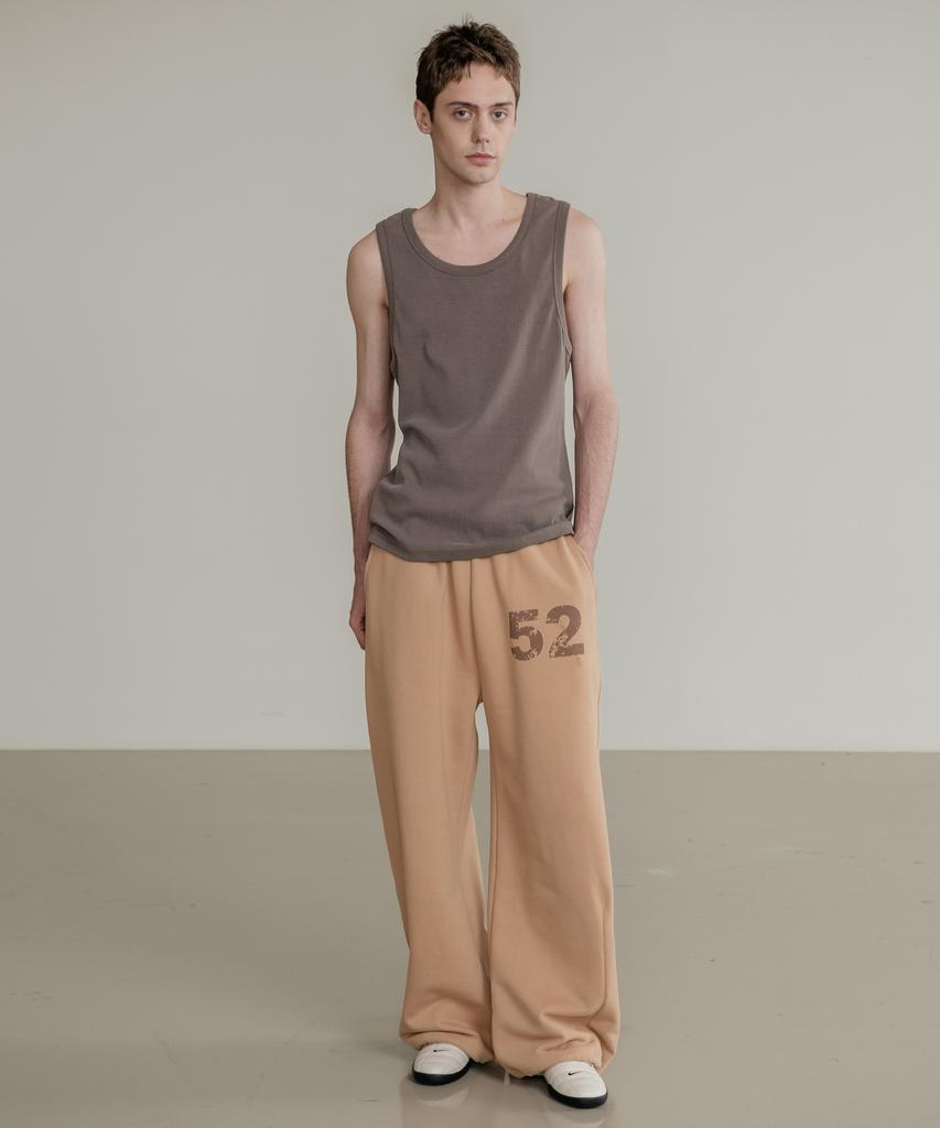 SSIN AND LEE (Unisex) Rusty Cotton Sweatpants Beige