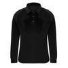 Women's Asymmetrical Long Sleeved Collar Shirt Top