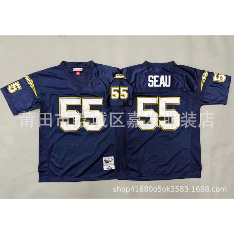 Kids Retro Football Jersey Team Practice Cotton Uniforms NFL Style Youth Sports Apparel