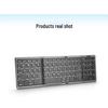 Tragbare dreifach faltbare Bluetooth-Tastatur für Mobiltelefon, Tablet & Laptop