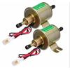 E8012S FD0002 P60430 EP12S Durable 12V Electric Inline Low Pressure Fuel Pump Kit with 2M Fuel Line Fuel Filters Hose Clamp Gold