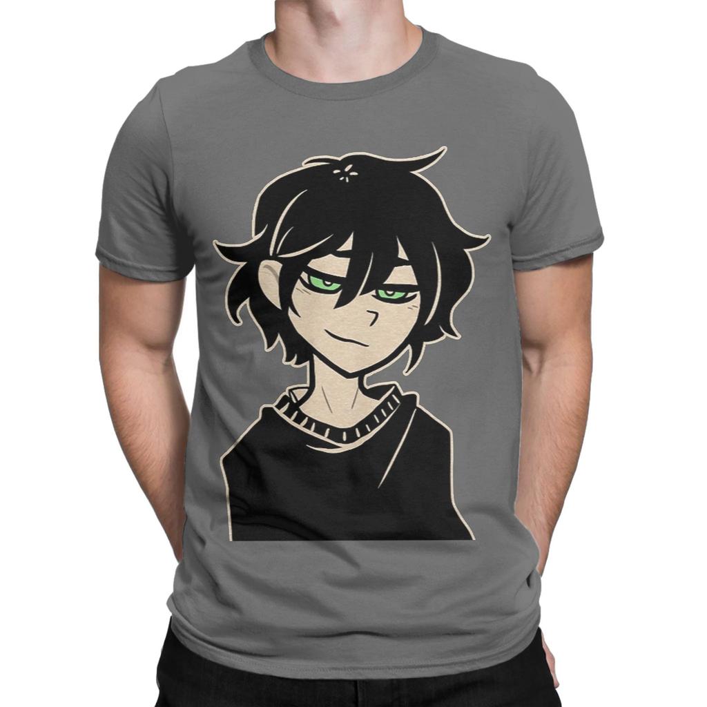 Humorvolles Anime The Coffin Of Andy And Leyley T-Shirt für Herren Rundhals Baumwolle T-Shirt Kurzarm T-Shirts Neuankunft Kleidung
