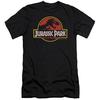 Jurassic Park Classic Logo Adult 301 TShirt Black Unisex T-Shirt